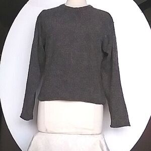 Columbia Sweater Women's Boucle Style Long Sleeve Chunky Warm Cozy Gray …